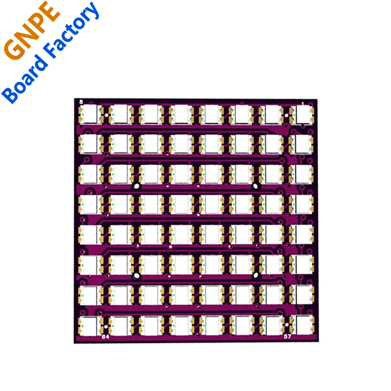 DotStar ���е� 8x8 ��Ʈ���� LED �ȼ� ��ũ��, 64 ��Ʈ RGB