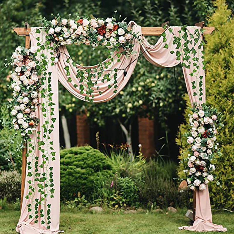 Ghirlanda Di Foglie Di Edera Artificiale: Vite Rampicante Verde 40 Metri Per Decorazioni Matrimonio, Festa, Giardino E Parete