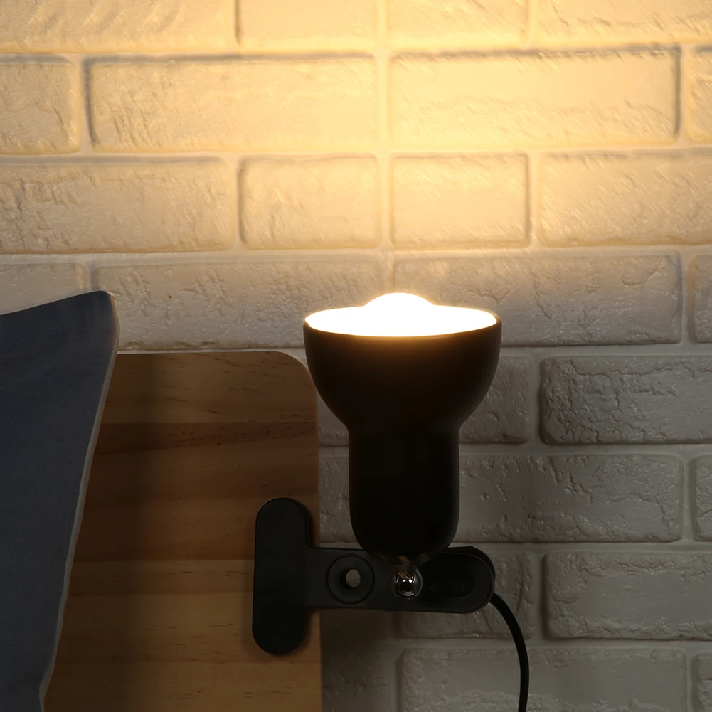 Clamp Lamp Holder 360 Degrees Rotate Heating Turtle Lizards Reptile Basking Clip Light Base Lighting Sockets