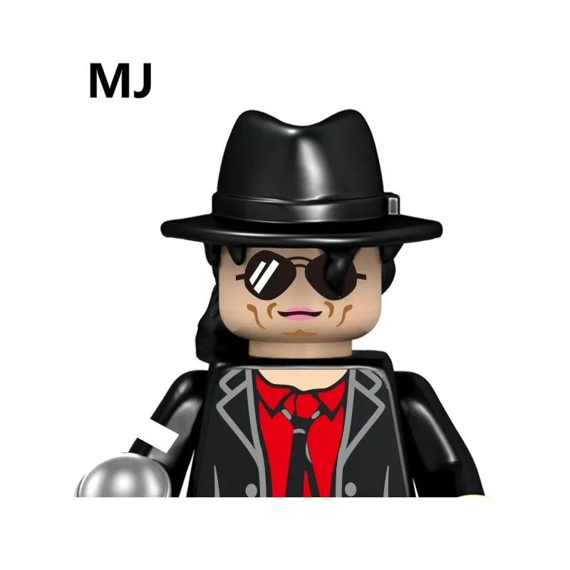 킹 오르 팝 MJ 빌딩 블록 마이클 미니 액션 피규어 장난감