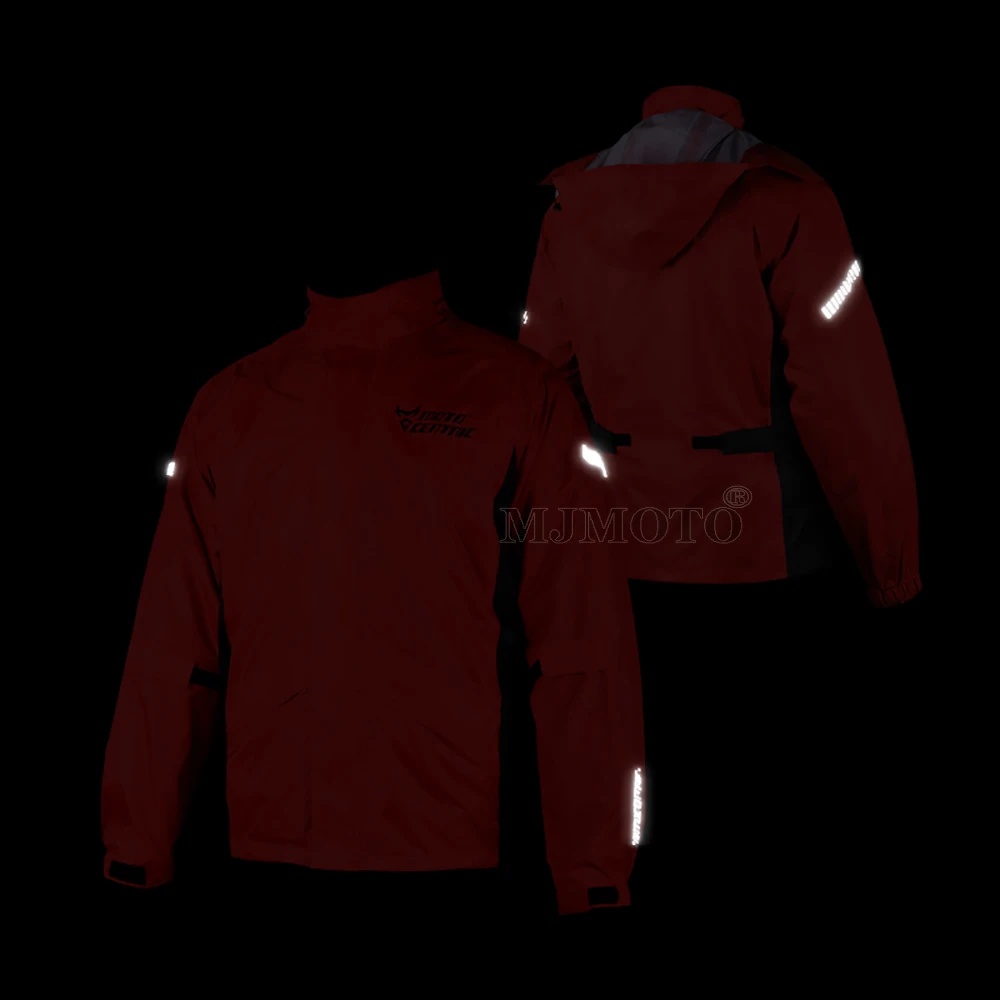 Motocentric Men Motorcycle Raincoat Suit Waterproof Motorcyclist Clothes Summer Motocross Rain Jacket Breathable Biker Raincoat motorcycle raincoat raincoat suit bike raincoat