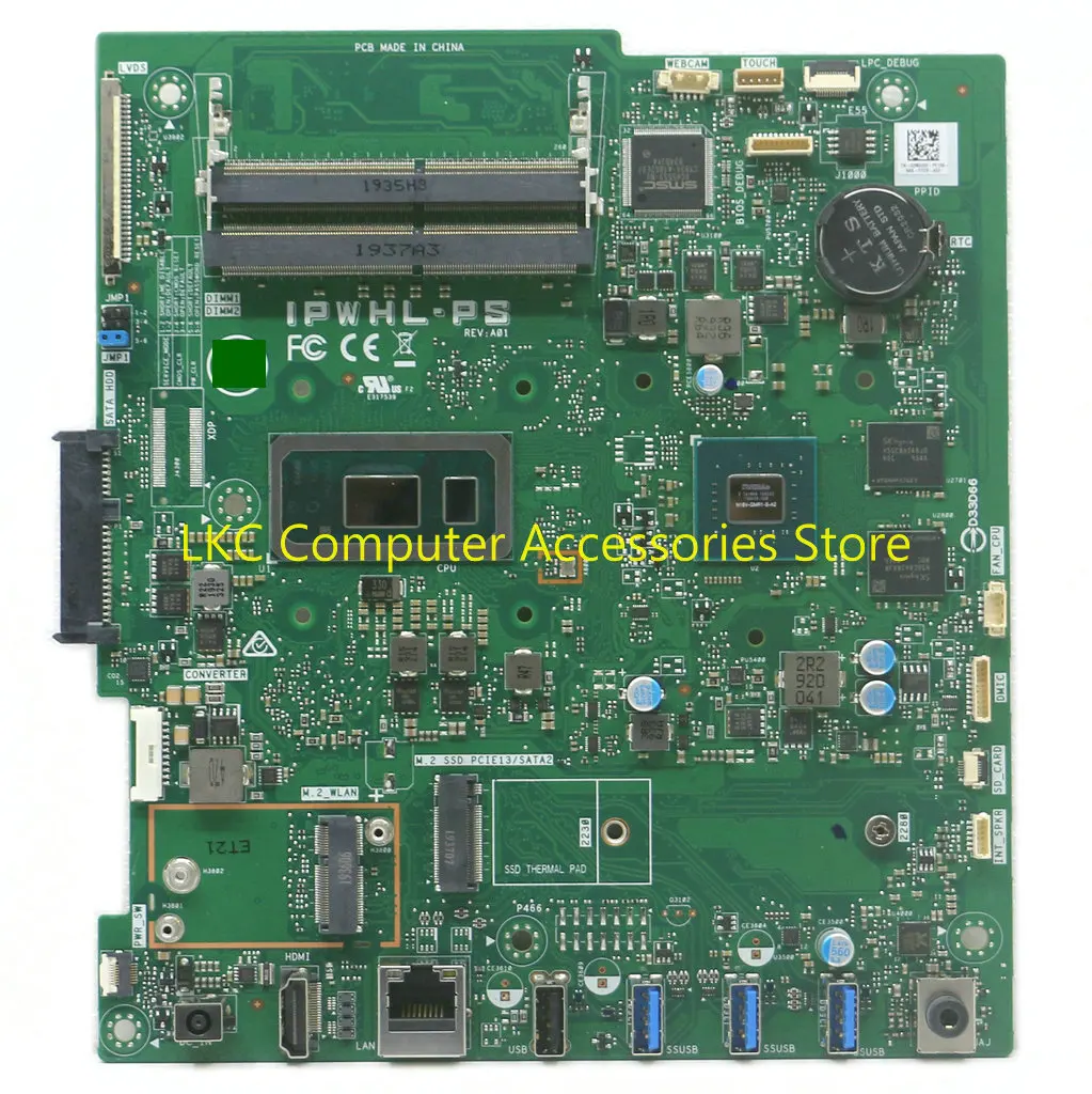 

New FOR Dell Inspiron 24 3480 22 3280 All-in-one AIO Motherboard N6DHR 0N6DHR CN-0N6DHR IPWHL-PS Mainboard With i3-8145U