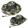 Outdoor Breathable Mesh Camouflage Bucket Hat Sun Protection Hunting Fishing Hiking Cap 3