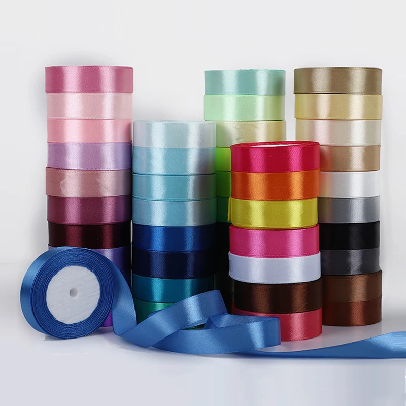 2CMx22CM/Roll Silk Satin Ribbons Gift Wrapping Decoration Gift Box Ribbons DIY Handmade Supplies