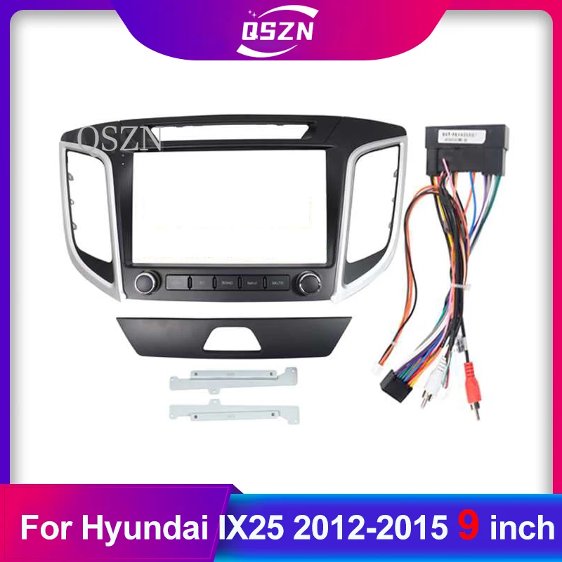 

Рамка-адаптер для Hyundai ix25 2012-2015, 9 дюймов, 2 Din, с кнопками