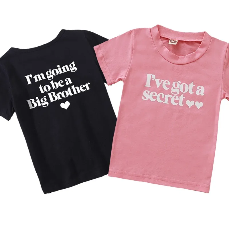 2024 Summer Toddler Kids Funny T-Shirts For Baby Boys And Girls i