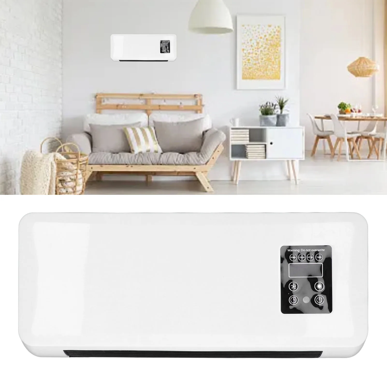 Room Cold and Warm Wall Mounted Conditioner Fast Heating Wall Mount Portable Conditioner Ecofriendly for Office 1