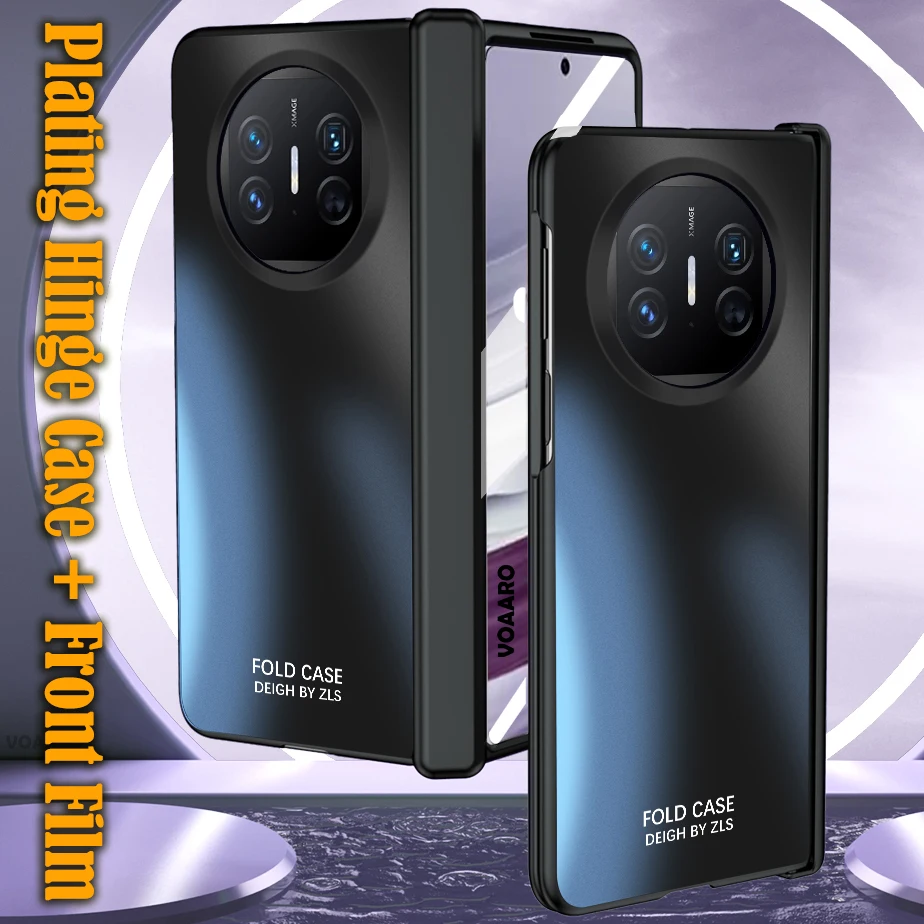 

Fashion Plating Hinge Protection Funda for Huawei Mate X5 Hinge Case Cover for Huawei Mate X5 Case with Front Screen Film