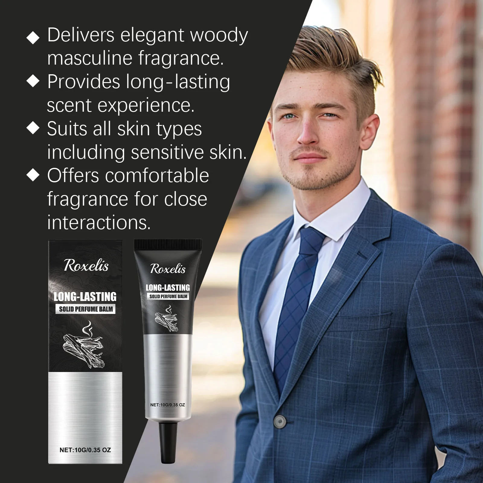 Festes Parfum Für Herren Roxelis Holzige Duftnote Elegant Frisch_voghion.com