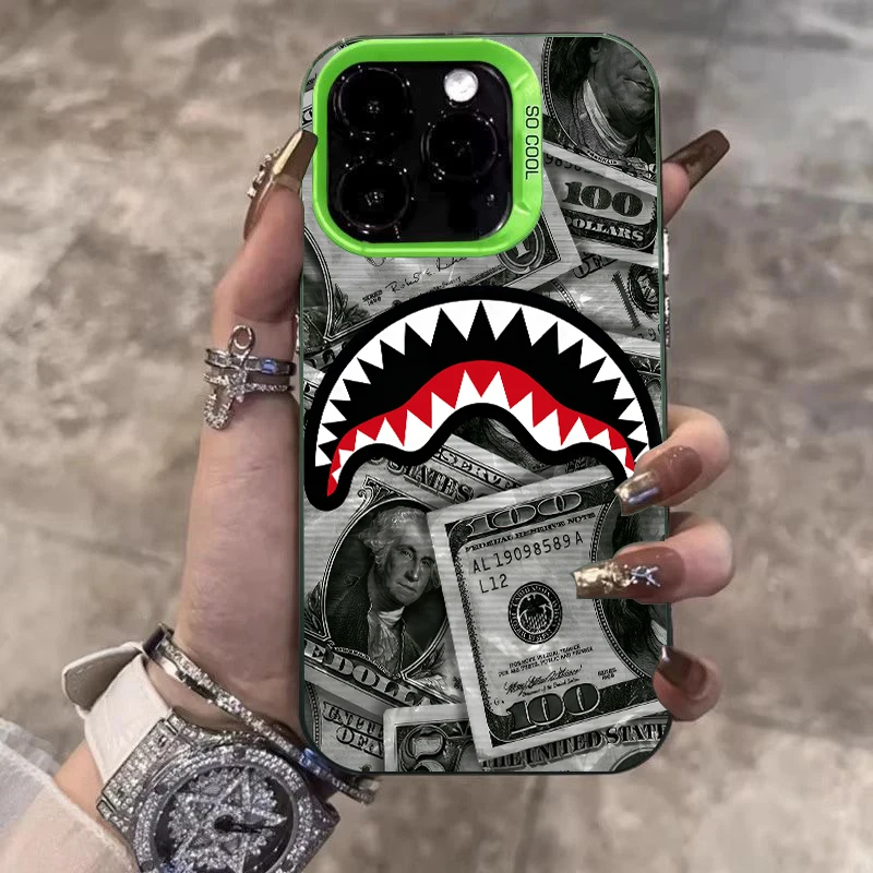 Frosted Acrylic Shark Tooth Phone Case