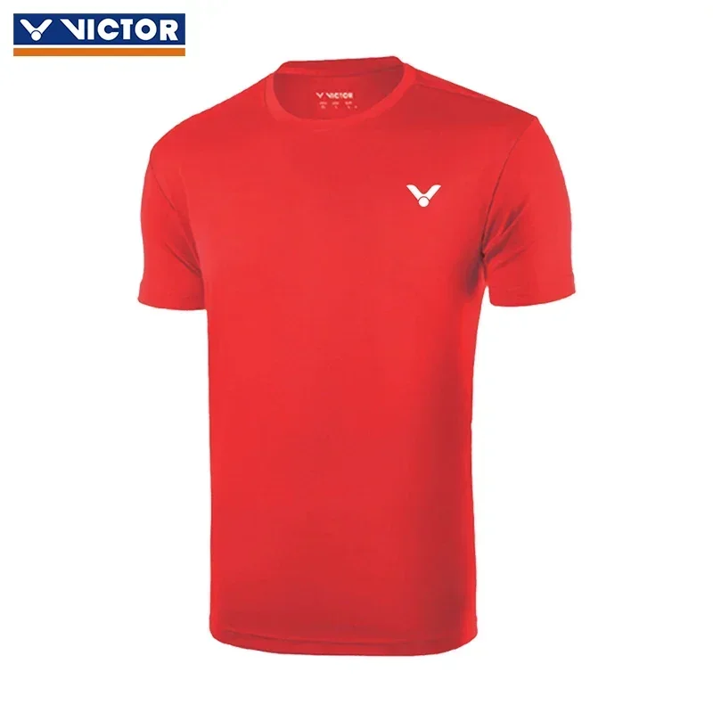 Genuine Victor Badminton Dress Men's and Women's Sports T-shirt Spring Summer Short-sleeved Top 90022