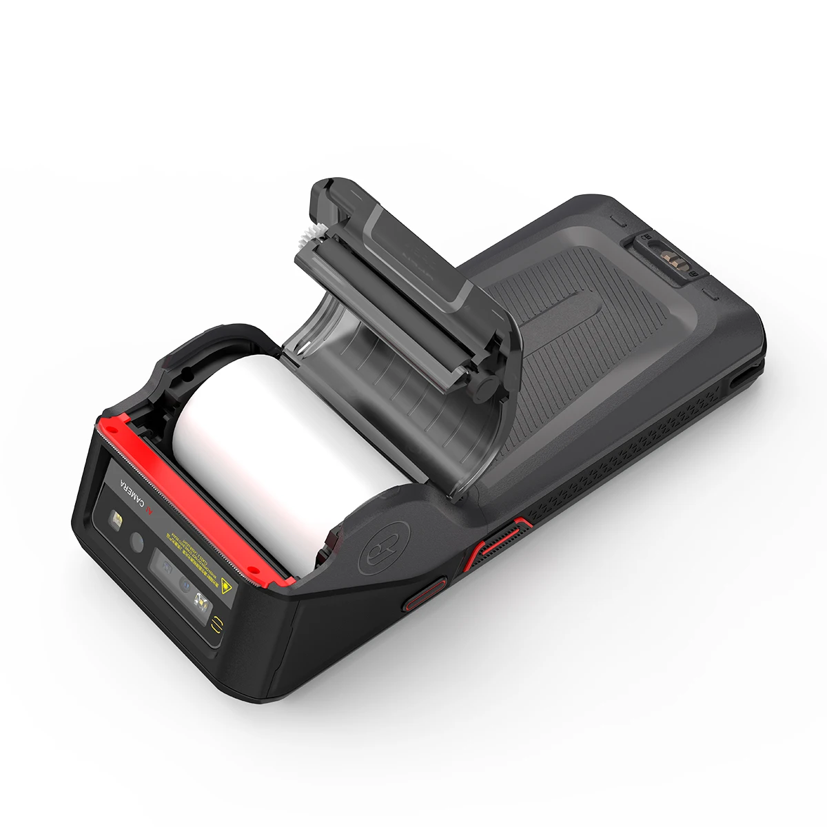 5.5inch Android POS PDA Handheld Terminal 1D 2D Honeywell Scanner Built-in 58mm Thermal Paper Label Sticker Printer 4GB+64GB