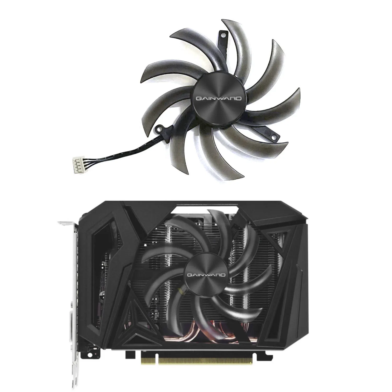 Ventola Gpu Nuovissima Da 95Mm A 4Pin Rtx2060 Per Scheda Grafica Gainward Geforce Rtx2060 Gtx1660 1660Ti 1660 Super Pegasus Oc