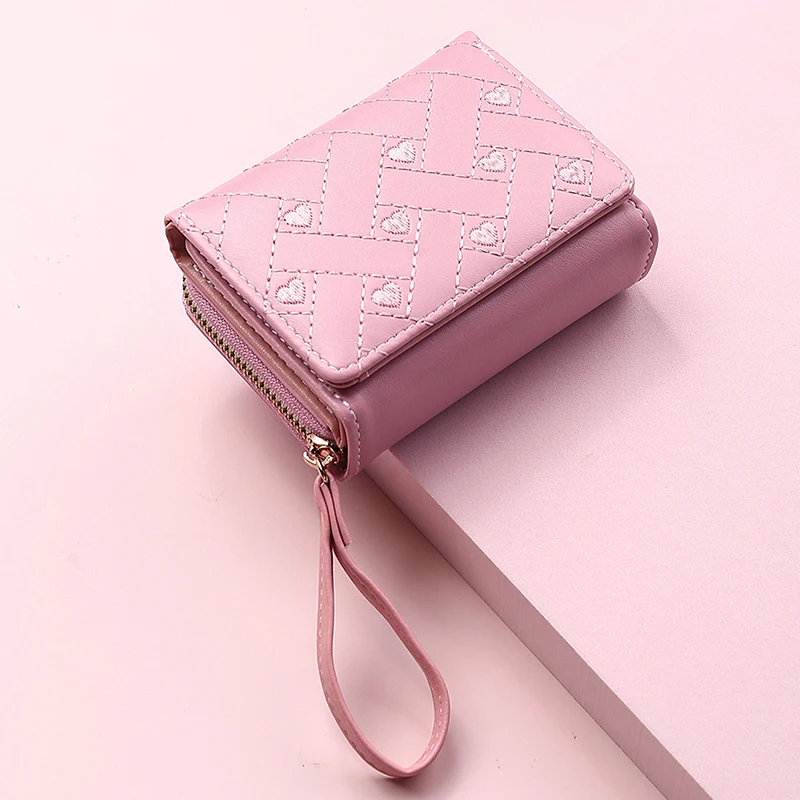 Wallets for Women Kawaii Cute Wallet Luxury Designer Lady Wallet Pink Purse Womens Wallet Small Women Leather Wallet Coin Purse - 6