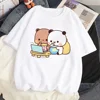 Bubu Dudu T Shirt Women Kawaii Cartoon Y2k Punk Funny T-shirt Hip Hop Unisex Streetwear Harajuku Anime Tshirt Female Clothing 1