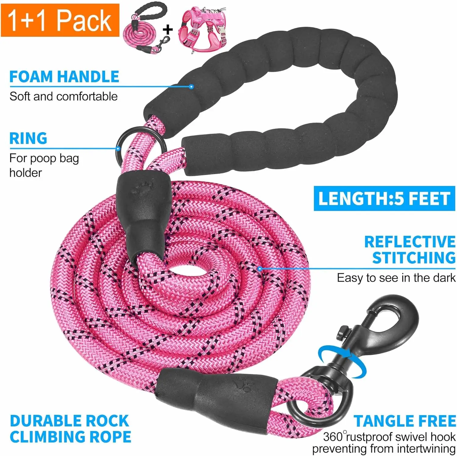 Tactical No-Pull Dog Harness 5