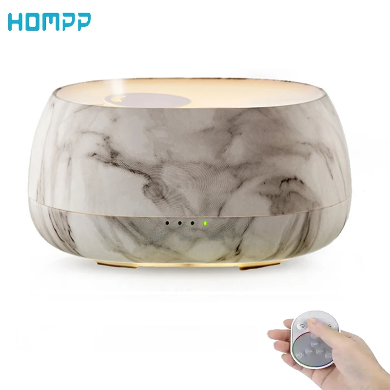 Toroidal Humidifier 500ml Remote Control Aroma Diffuser Essential Oil Home Air Humidificador 7 Colorful LED Lights Mist Sprayer