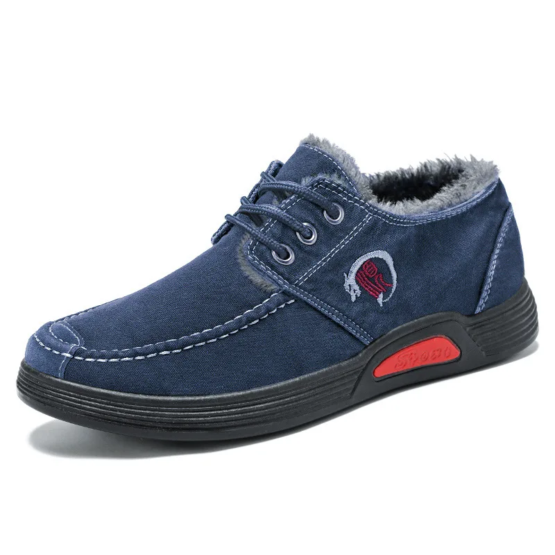 Men's Canvas Shoes Outdoor Lightweight Soft Sole Non-slip Walking Shoes Light and Comfortable Casual Shoes Fashion Men's Shoes