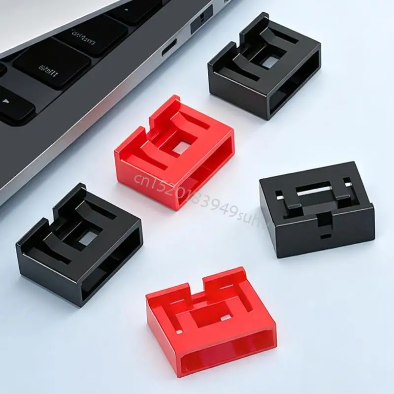 10Pcs PP 소재 USB 입력 잠금 장치에는 원치 않는 장치 연결 Q81E를 방지하는 키가 함께 제공됩니다.