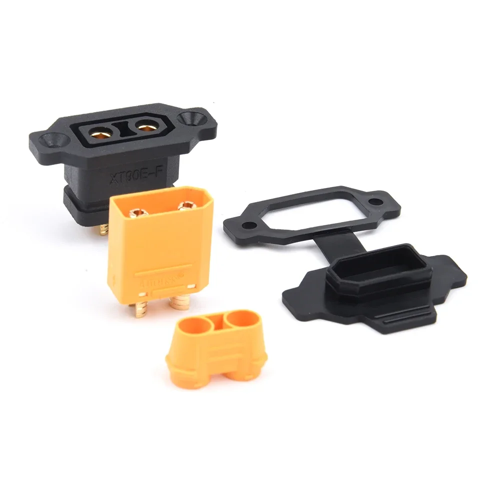 Amass XT90E-F Battery Connector XT90E Female Plug Gold-plated / XT90 Male Connector Adapter For DIY Spare Part Toys Model – Image 2