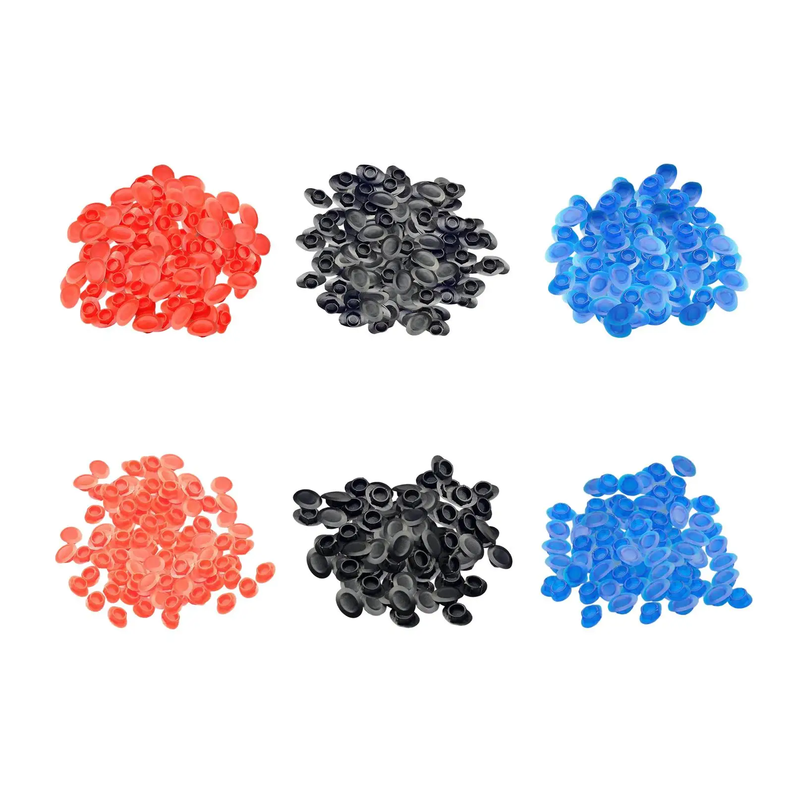 

100x Durable Bike Rim Plug Eyeleted Replacing Vehicles Parts Steel Ring Wheel Plugs Cycling Hole Plugs Adapter Rim Tape Tire Pad