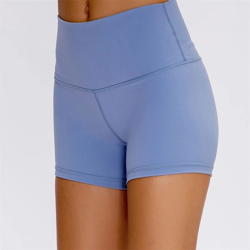 Nepoagym Pulse High Waisted Compression Shorts Women Brushed Fabric