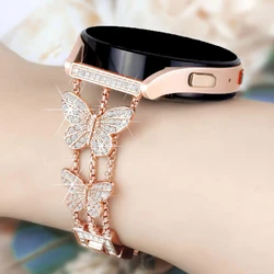 Bling Strap for Smartwatches - Elegant 22mm/20mm Band (Rose golden)
