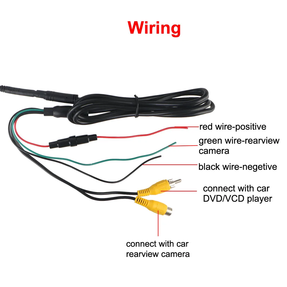 Full Color Display Universal 9V-35V 7 Inch TFT Screen Reverse Priority HD Video Support Car Rearview Monitor Auto Parking Assist