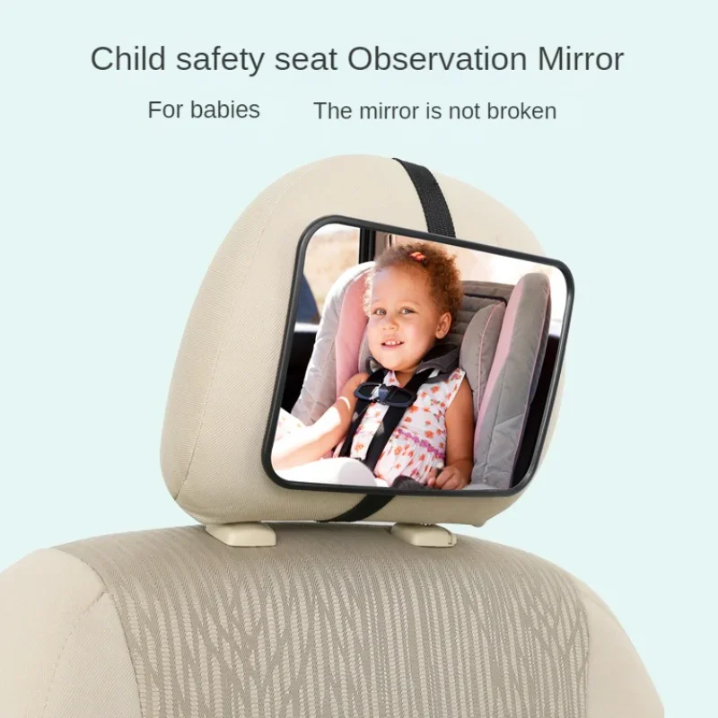 Description Picture 2 of itemCar Rearview Mirror Baby Mirrors For Safety Interior Mirror Universal Car Seat Headrest Mirror Monitor Child Baby Safety Driving