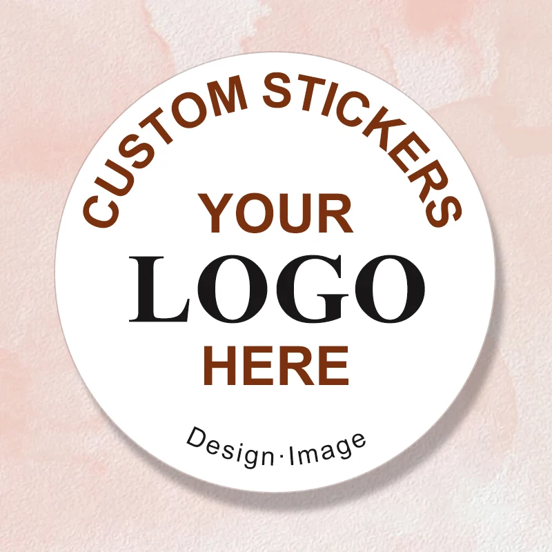 מדבקות מותאמות אישית עיצוב - להעלות לוגו / טקסט למתנות ביתיות, קישוטי חתונה יצירתיים, מדבקות בית ויצירות תמונה