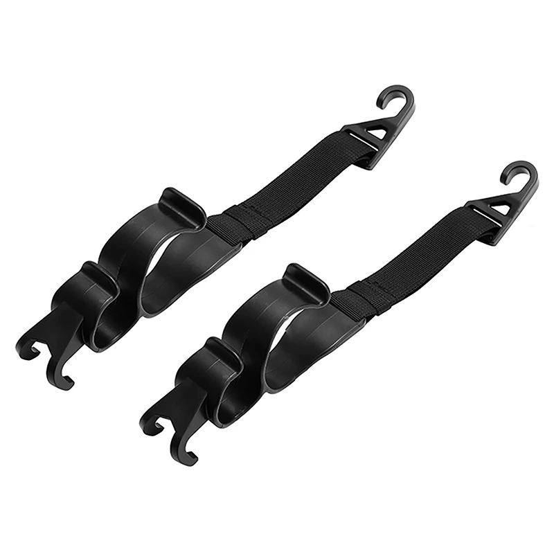 2pcs Car Back Seat Hook Multi-Function Rear Seat Headrest Hanging Hook Umbrella Holder Seat Back Storage Interior Hook