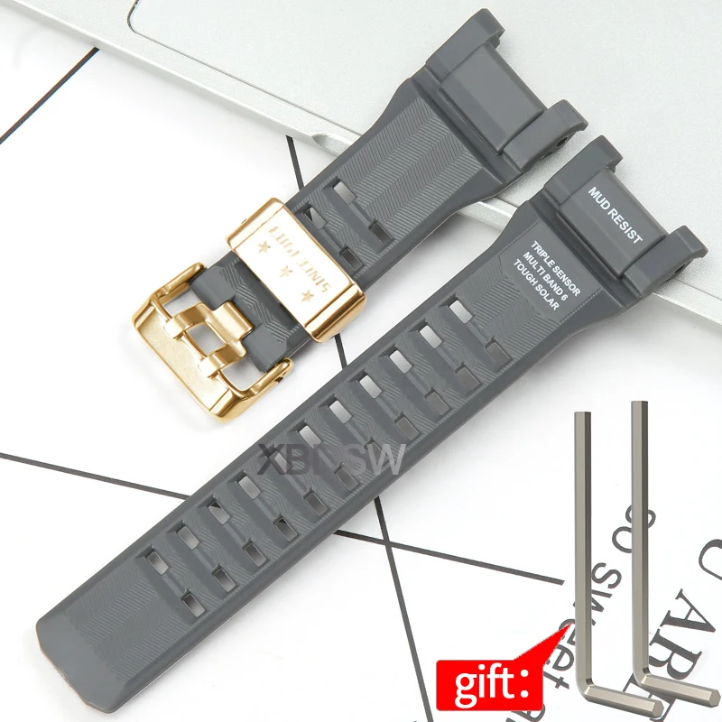 Durable Waterproof TPU Rubber Watch Band - Sport Strap Replacement