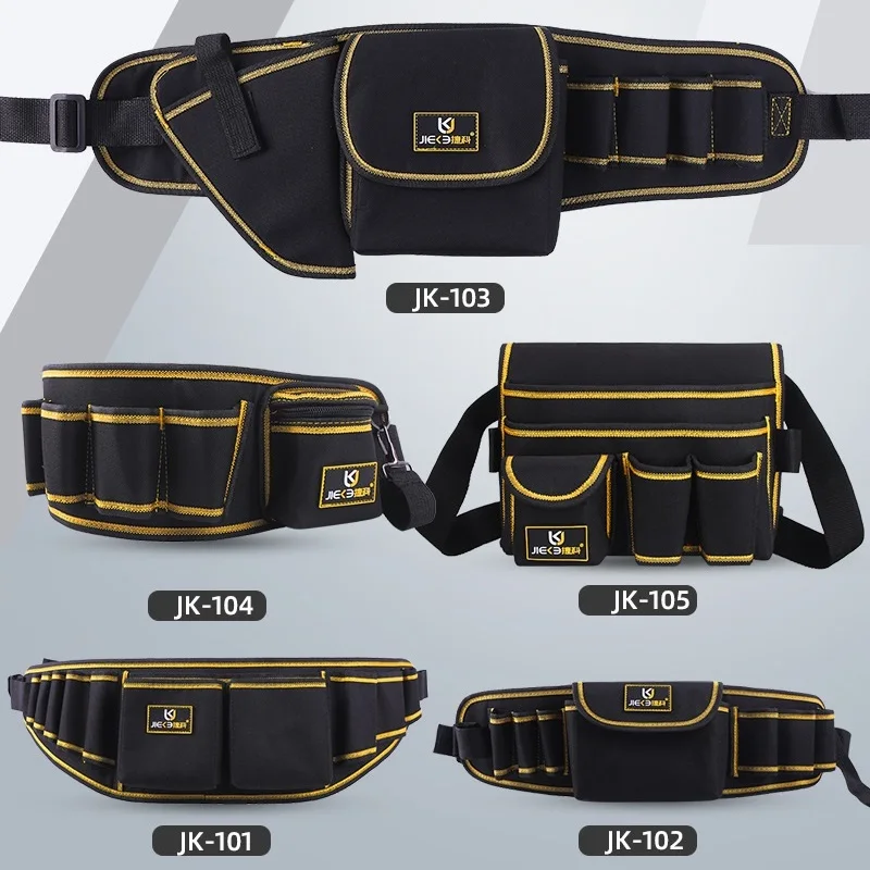 

Waist Tool Bag for Electricians Carpenter Hardware Organizer Electric Drill Storage ToobBag Professional Pouch Working Belt