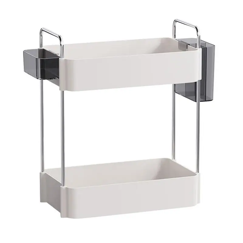 

Вешалка-органайзер, двухуровневый органайзер, вешалка, портативный Настольный Органайзер-полка для ванной комнаты, органайзер для кухонного общежития