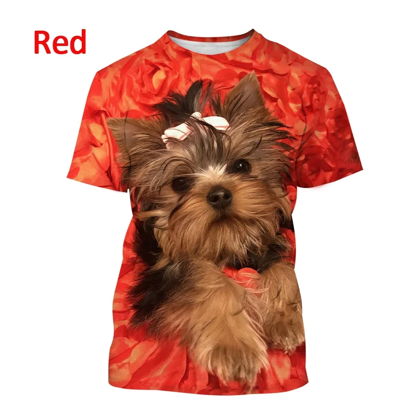 cool shirts for men 2022 3D Printing T-shirt New Fashion Animal Cute Dog Fun Casual Round Neck T Shirt Breathable and Comfortable Soft best t shirts for men T-Shirts