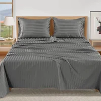3/4pcs Set Cooling Fitted&Flat Sheet with Pillowcase King/Queen/Full Size Bedding Set Queen Size Bedding Set Постельное Белье 1