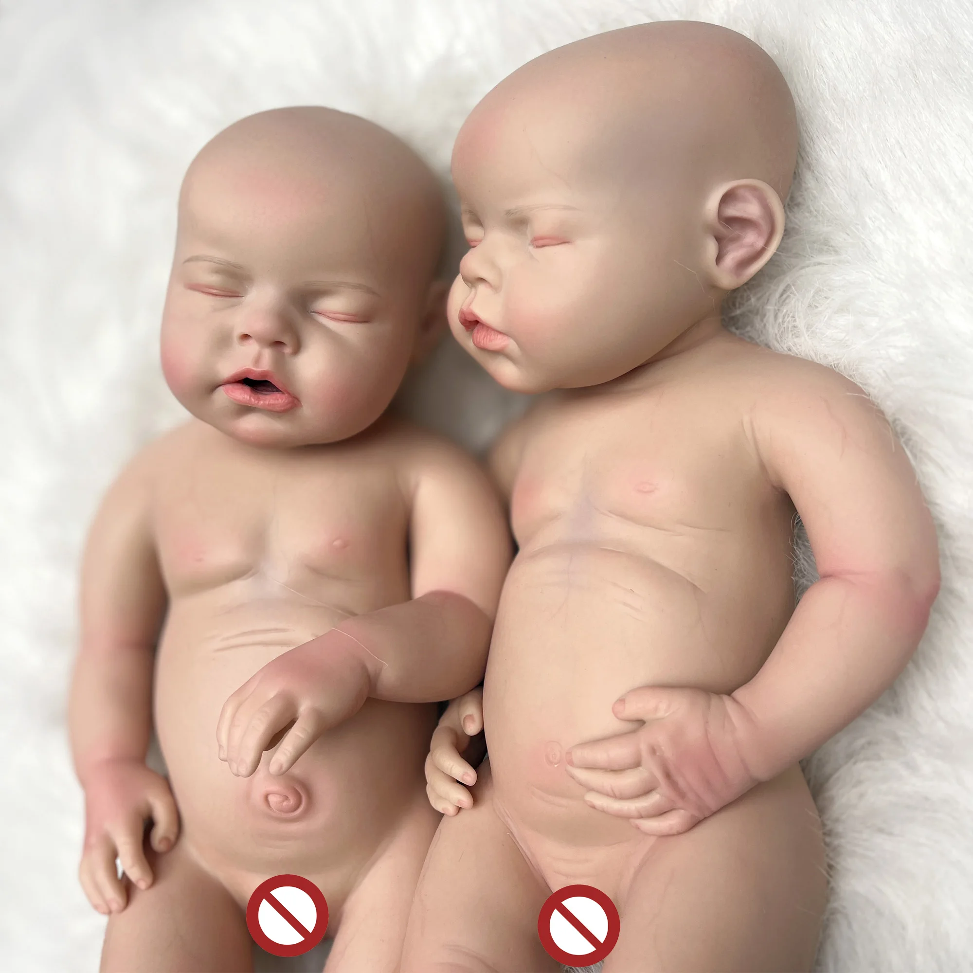 Muñeca de bebé Reborn de silicona, cuerpo de niña, sólido, realista, tacto  suave, se puede enchapar, regalo para niños, 48cm - AliExpress