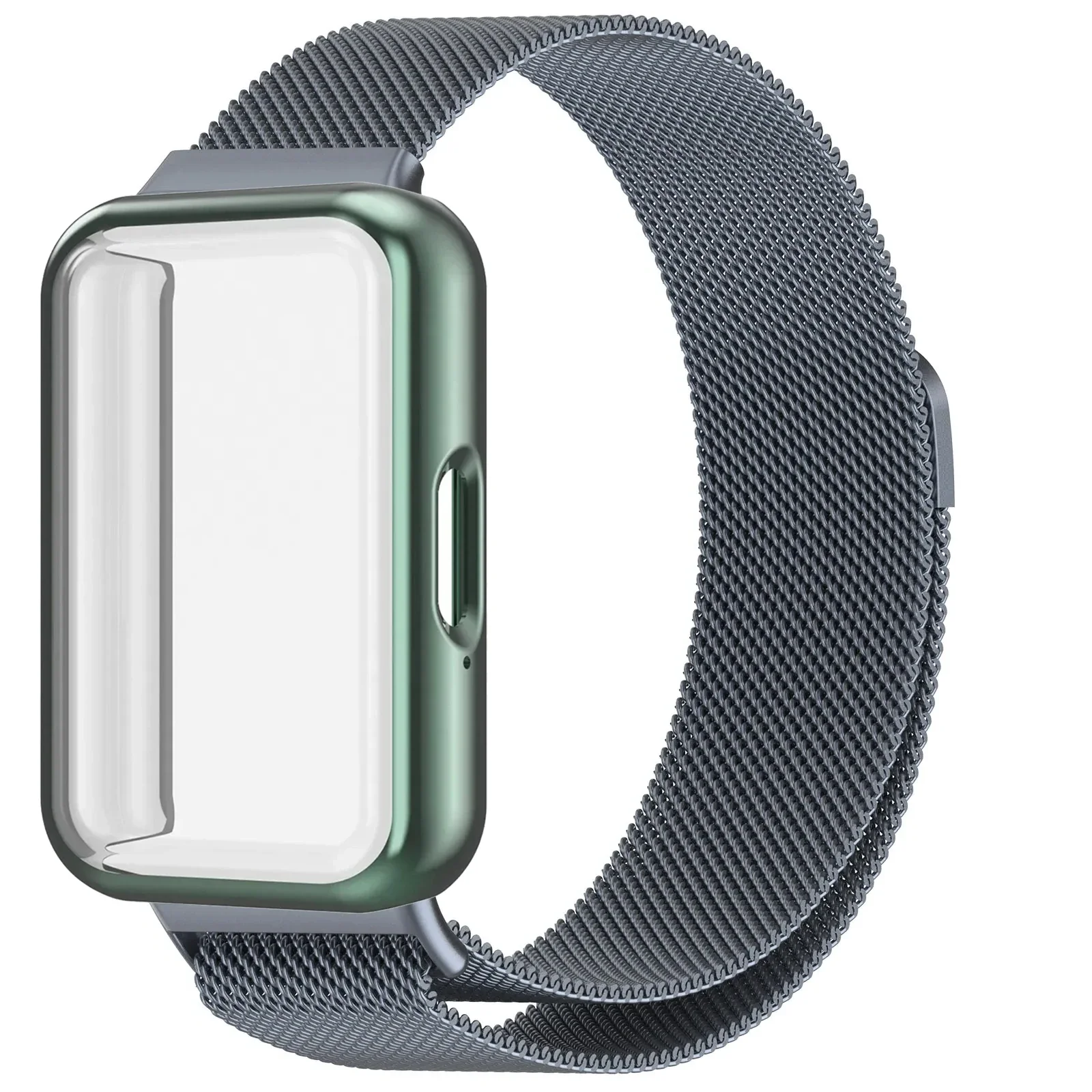 Magnetic Milanese Loop Strap with Screen Protector Cover