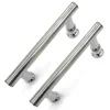 2pcs/Lot ABS+ Stainless Steel Brushed Sliding Knob Door Handle For Furniture Interior Shower Cabin Accessories Hardware Decor 1