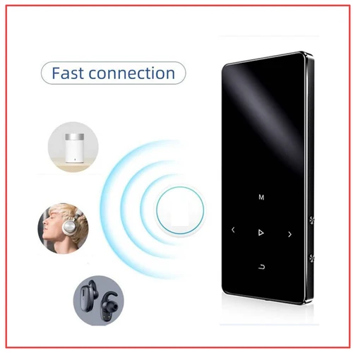 2023 블루투스 MP3 음악 플레이어 및 내장 16GB HiFi 휴대용 워크맨, 히브리어 지원, 라디오, FM, 녹음 기능 포함, X2 새 버전 2