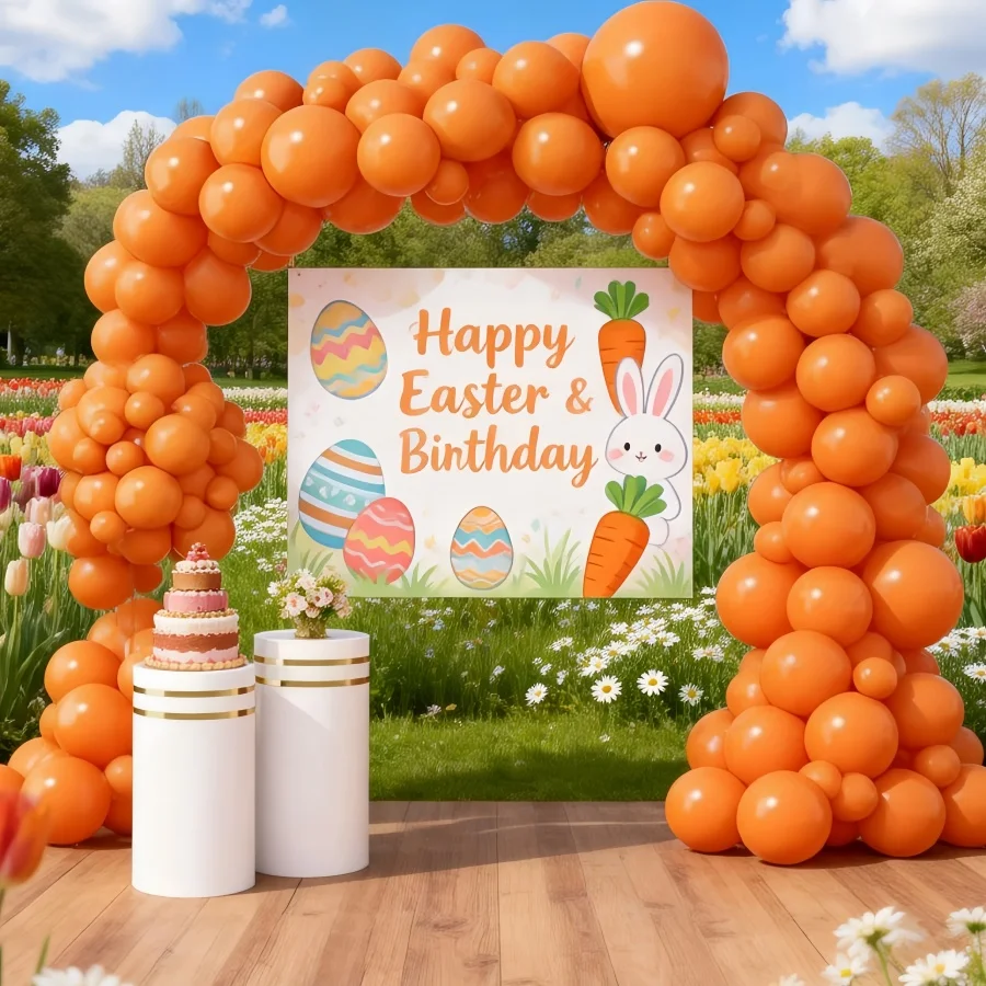 120-teiliges Ballongirlanden-Set in verschiedenen Größen, Geburtstagsparty-Dekorationen, Frühlings-Bienenfestival, Ostern, Abschlussfeier, Hochzeitsatmosphäre, Hintergrunddekoration, Party-Dekorationsballons, Partyzubehör – Detail 1