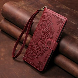 Leather Wallet Flip Case - Sleek Universal Smartphone Cover for Redmi Note 8T (Red)