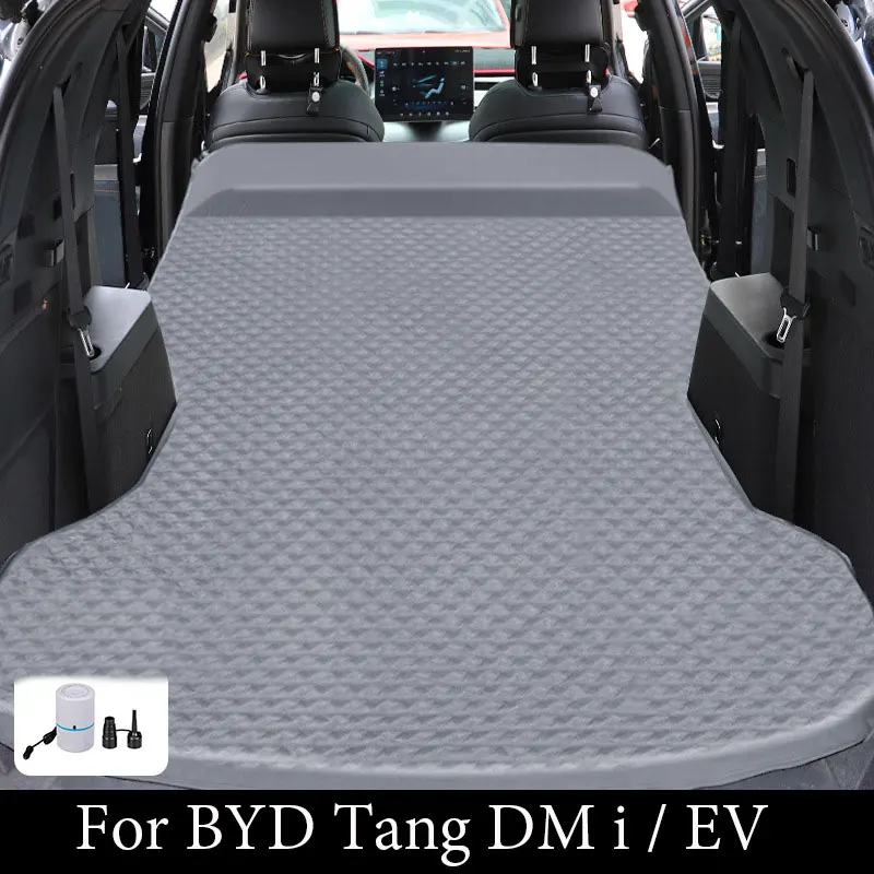 Car Travel Bed For BYD Tang DMi EV Inflatable Air Mattress with Air Pump Self-driving Tour Bed SUV Outdoor Camping Sleeping Mat