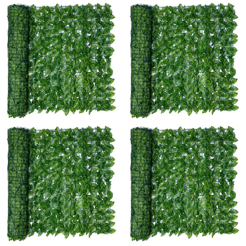 faux-ivy-leaf-screening-hedge-fence-tela-de-privacidade-artificial-decoracao-interior-quintal-jardim-decoracao-do-patio-4-pcs