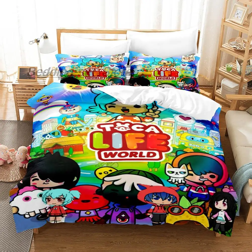 Conjunto de cama 3D Cartoon Anime para adultos e crianças, Capa de edredão,  Quarto, Kawaii, 2 pessoas, Pucca, 2023 - AliExpress
