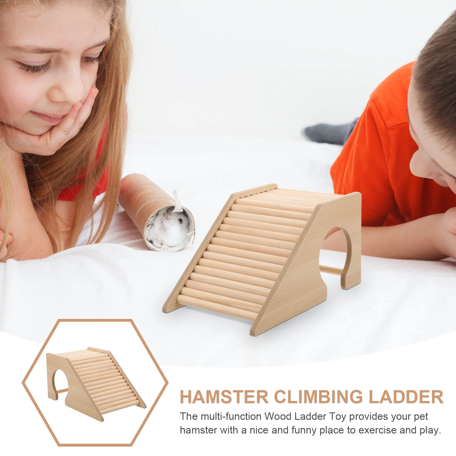 Hamster House Ladder Climbing Ladder Hamster Gerbils Mice Similar-sized Pets Hamster Toy Hamster Climbing Toy