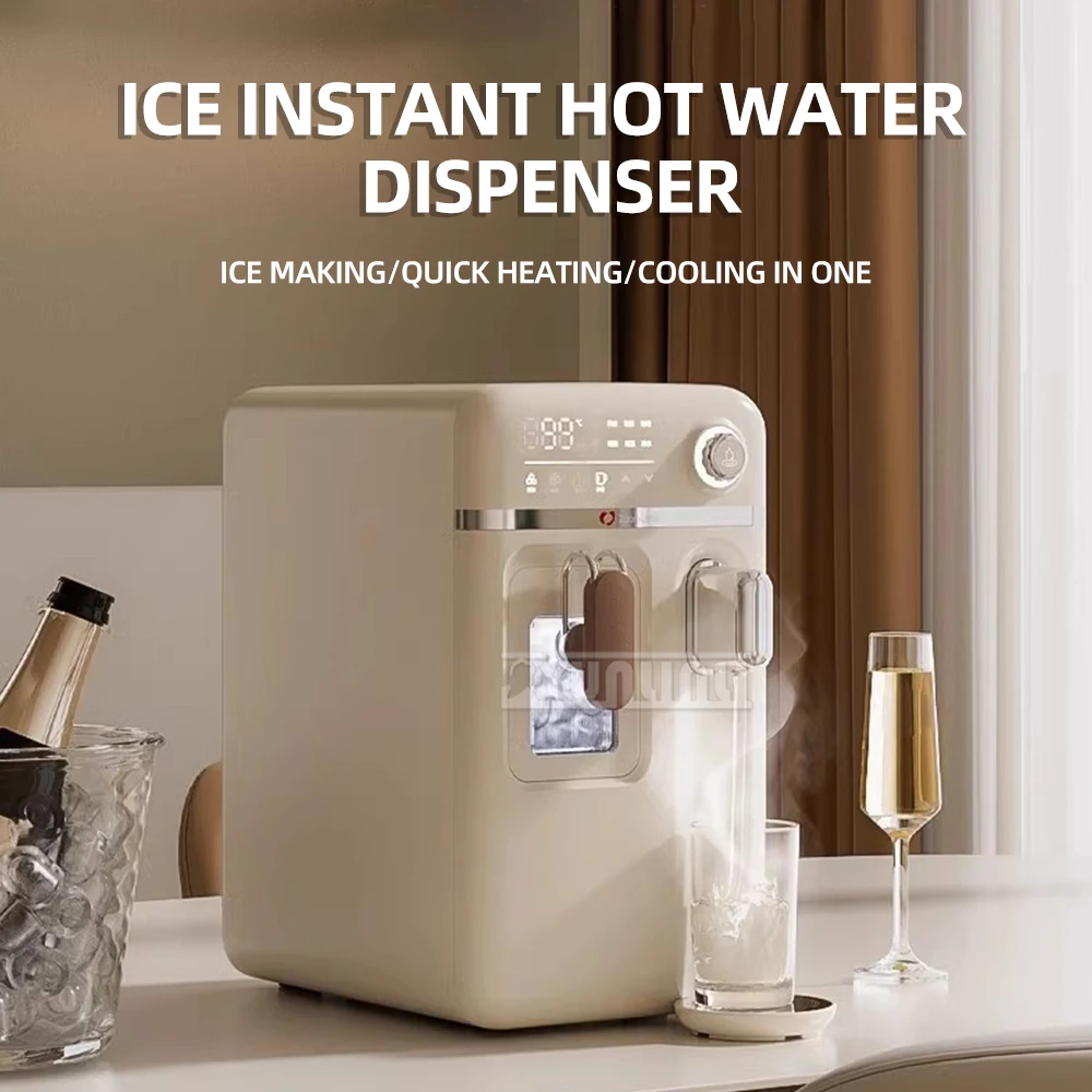 Countertop Ice Maker Hot and Cold Water Dispenser