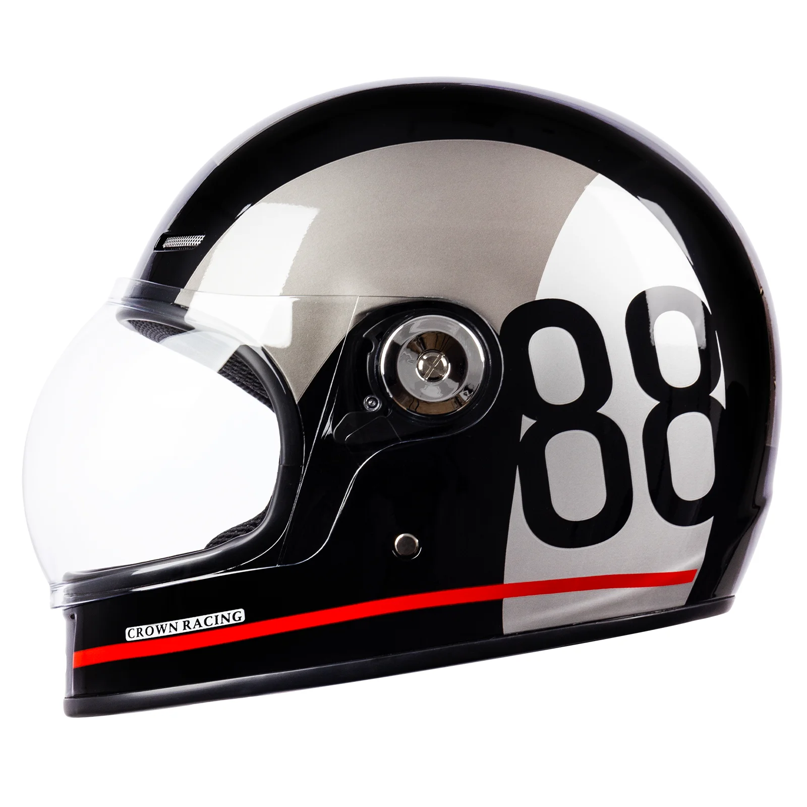 Motif De Scorpion Casque De Moto Intégral Double Lentille Course Casque De Sécurité - Auto