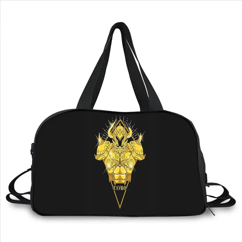 

Japanese anime Saint Seiya 3D printing fashion trend portable large capacity multi function messenger bag travel bag
