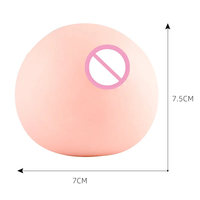 Silicone 4D Artificial Breasts False Chest Vagina Sex Toy For Man Soft Mini Boobs Ball Masturb Sexules Toy For Adult Product Sex